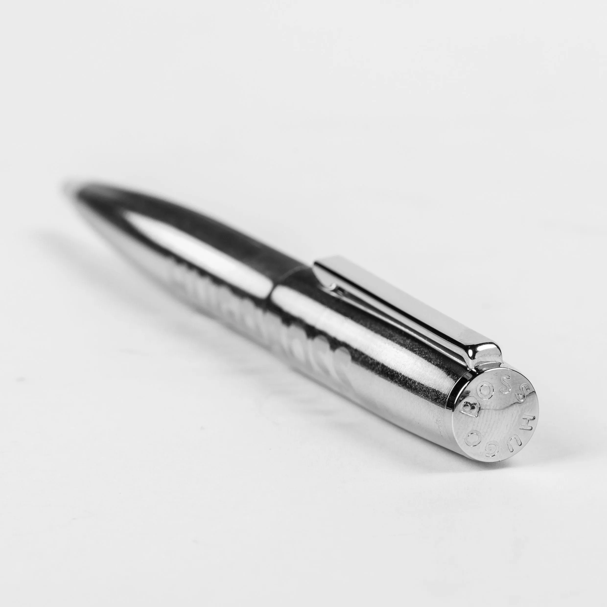 HUGO BOSS HSH2094B-Ballpoint pen Label Chrome