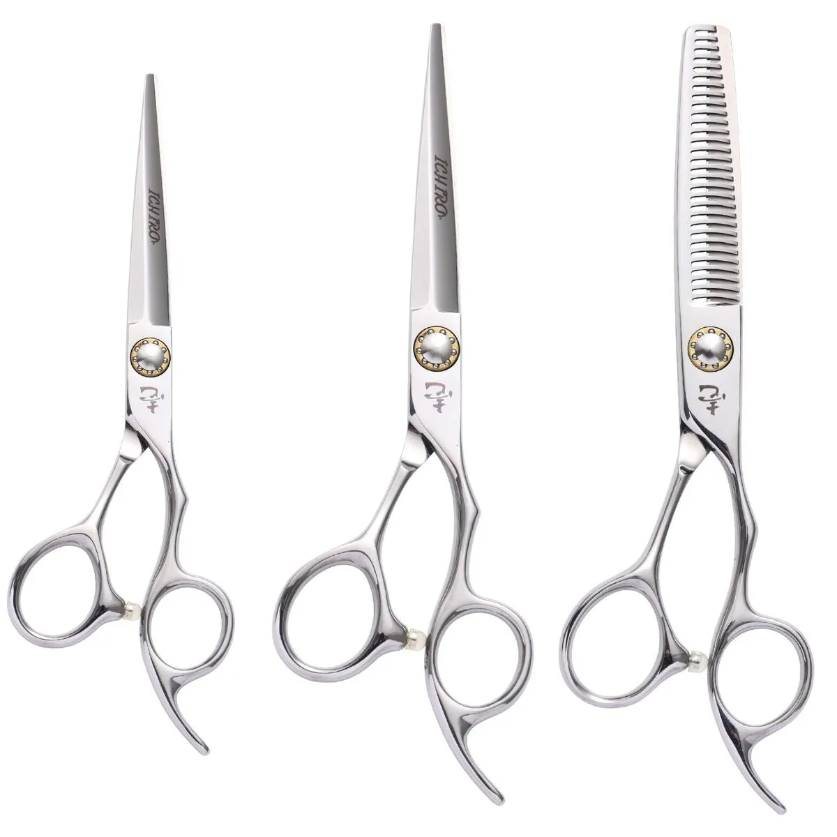 Ichiro Offset Master 3 Piece Hair Cutting Scissor Set