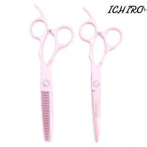 Ichiro Pastel Pink Hairdressing Scissor Set