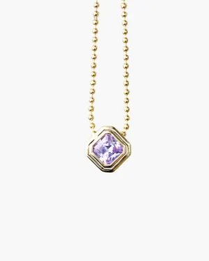 ICON NECKLACE IN AMETHYST