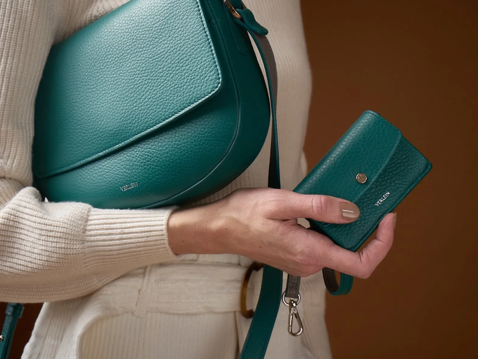 Inés Coin Purse, Emerald Green