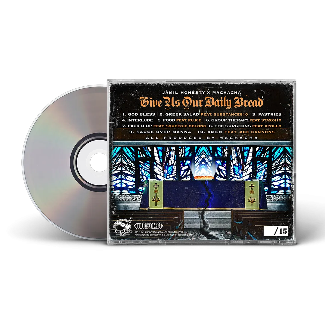Jamil Honesty x Machacha - Give Us Our Daily Bread (Jewel Case CD)