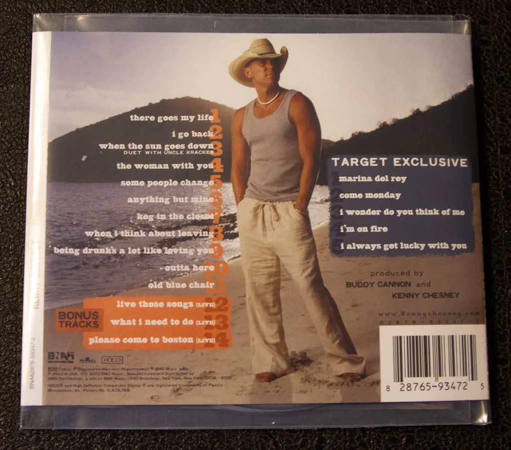Kenny Chesney: When The Sun Goes Down: DELUXE 2CD Set (2003 BMG) CD