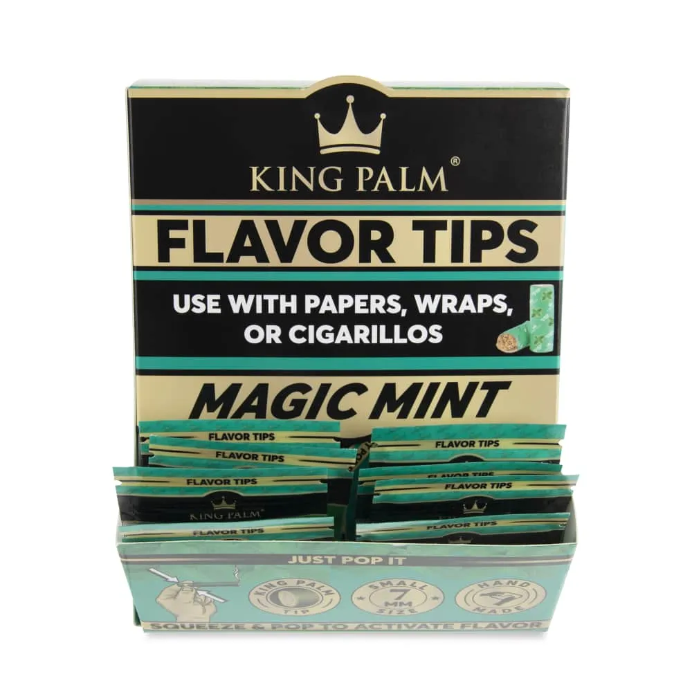 King Palm Flavored Tips 2pk Pouch -Magic Mint - (50ct Display)