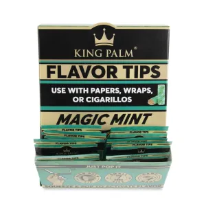 King Palm Flavored Tips 2pk Pouch -Magic Mint - (50ct Display)
