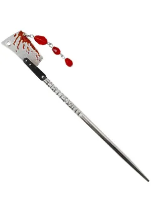 Kreepsville Cleaver Blood Drip Hairstick