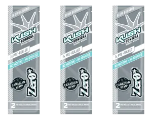 Kush Conical Pre-Rolled Wraps Zero