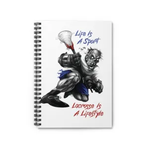 Lacrosse Spiral Notebook