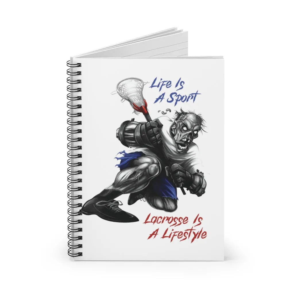 Lacrosse Spiral Notebook