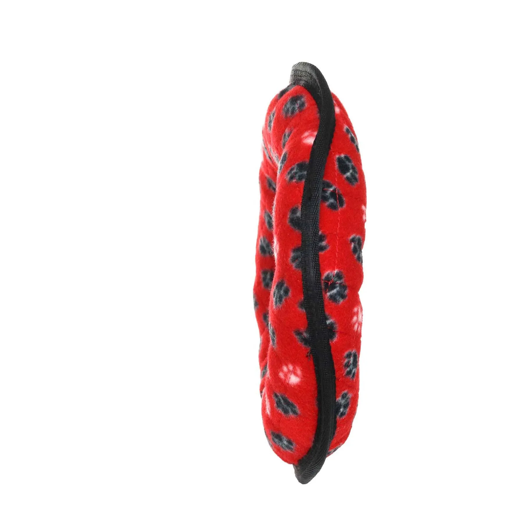 Large Tuffy Ultimate Ring - Red Paw, Durable, Squeaky Dog Toy