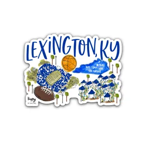 Lexington, KY Gameday Vinyl Stickers