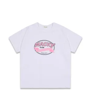 MACKY Golf: Around T-Shirt - White-Pink