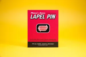 Mama's Sauce Script Logo Pin