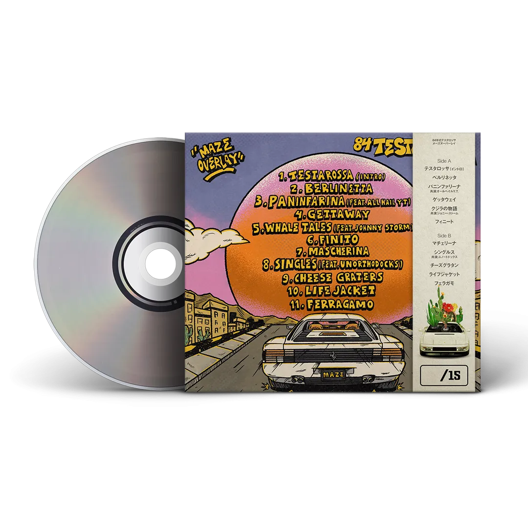 Maze Overlay - 84 Testarossa (Digipak CD With Obi Strip) (VERY LIMITED)