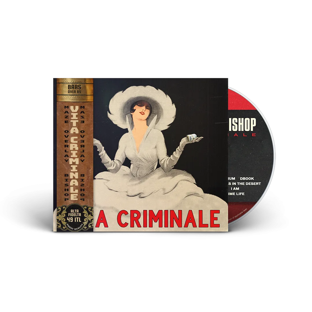 Maze Overlay - Vita Crimnale CD With Cigar Obi Strip