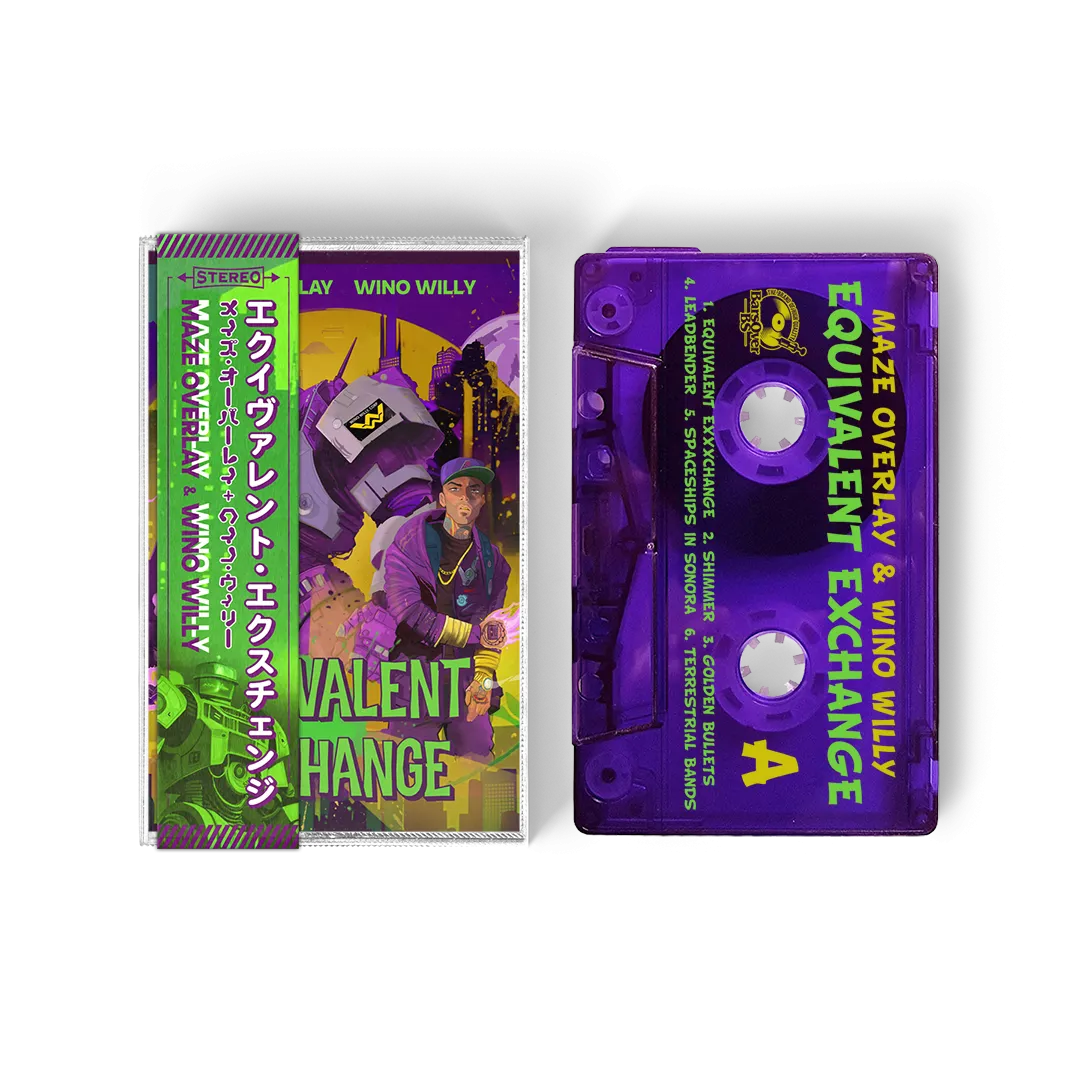 Maze Overlay x Wino Willy - Equivalent Exchange (Cassette Tape With Obi Strip)
