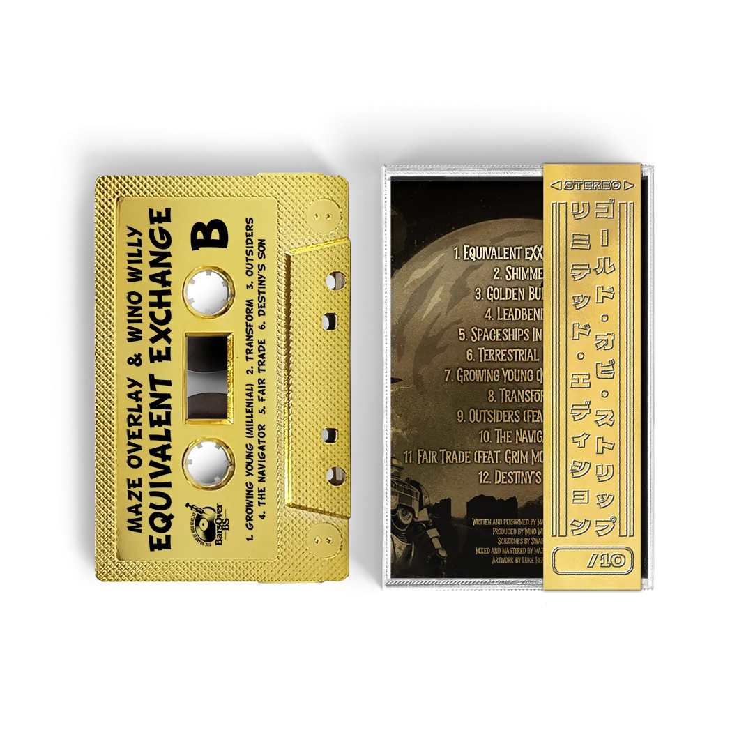 Maze Overlay x Wino Willy - Equivalent Exchange (Gold BarsOverBS Tape)(One Per Person/Household)
