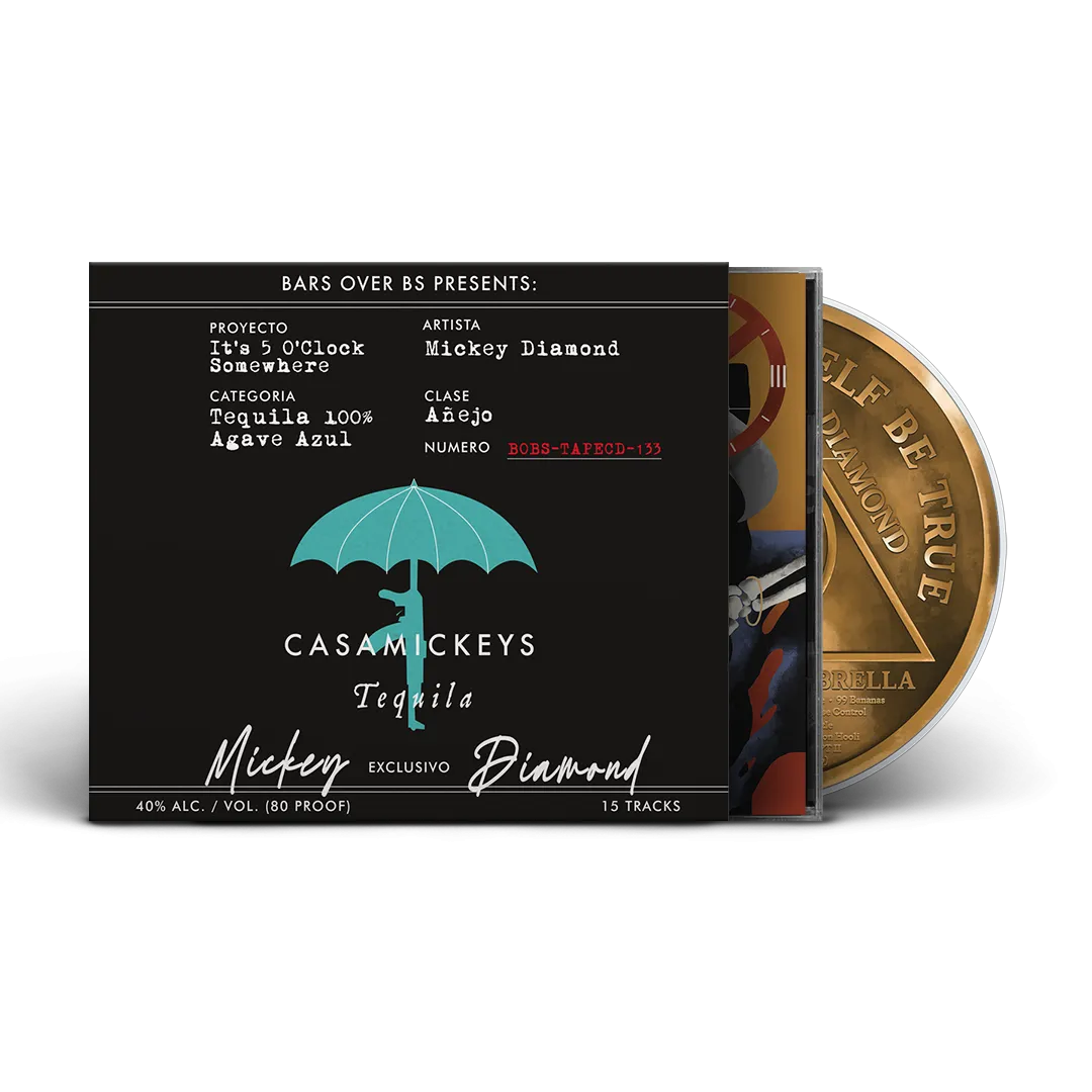 Mickey Diamond - Its 5 O'Clock Somewhere (Jewel Case With Anejo O-Card) (INTERNATIONAL CUSTOMERS ONLY) (ONLY AVAILABLE FOR 5 MINUTES)