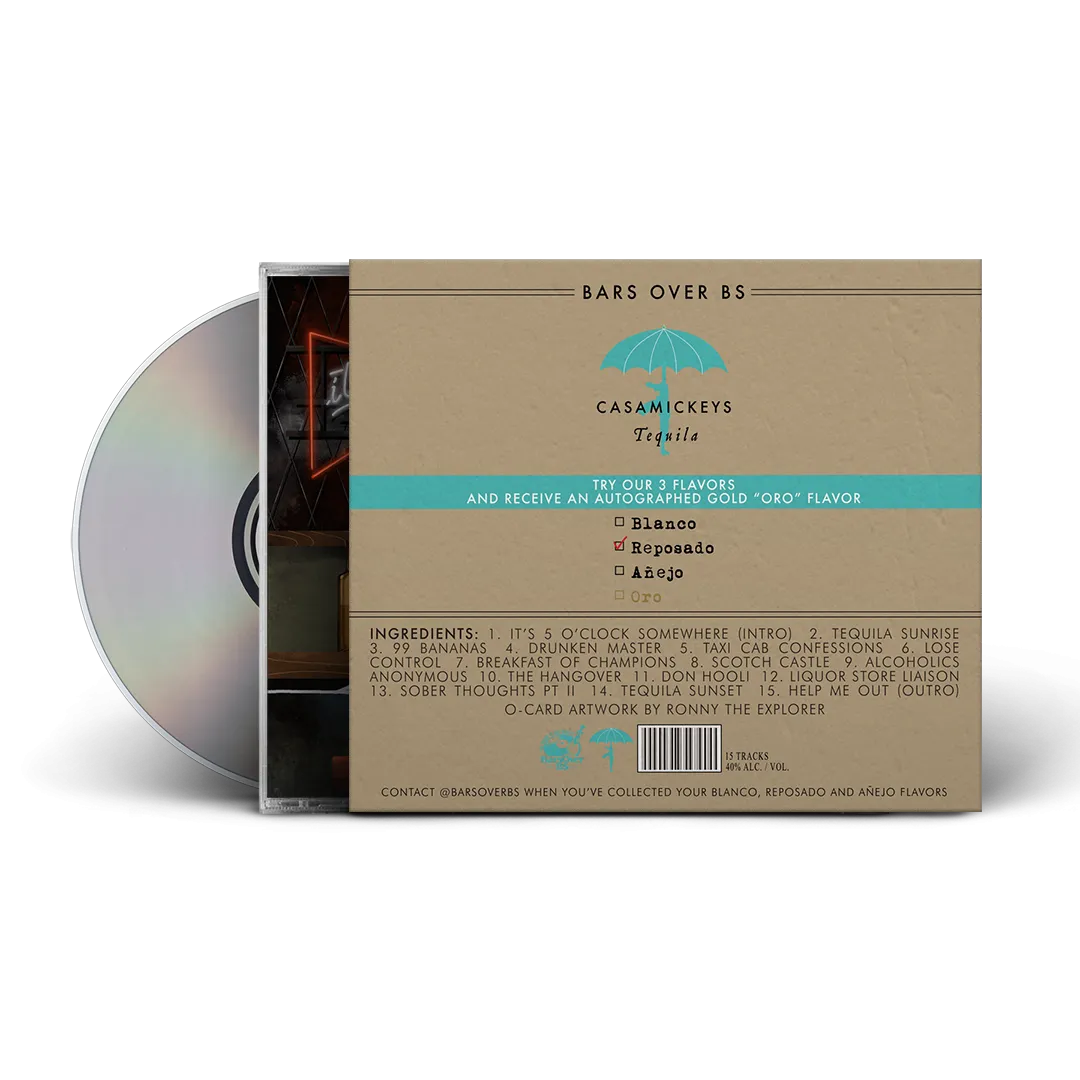 Mickey Diamond - Its 5 O'Clock Somewhere (Jewel Case With Reposado O-Card) (AVAILABLE FOR ALL) ANOTHER 10 MINUTES