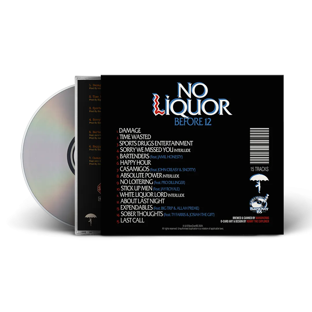 Mickey Diamond - No Liquor Before 12 (2nd Edition) (Beer O-Card Jewel Case CD) (AVAILABLE FOR ALL) (10 MINS ONLY)