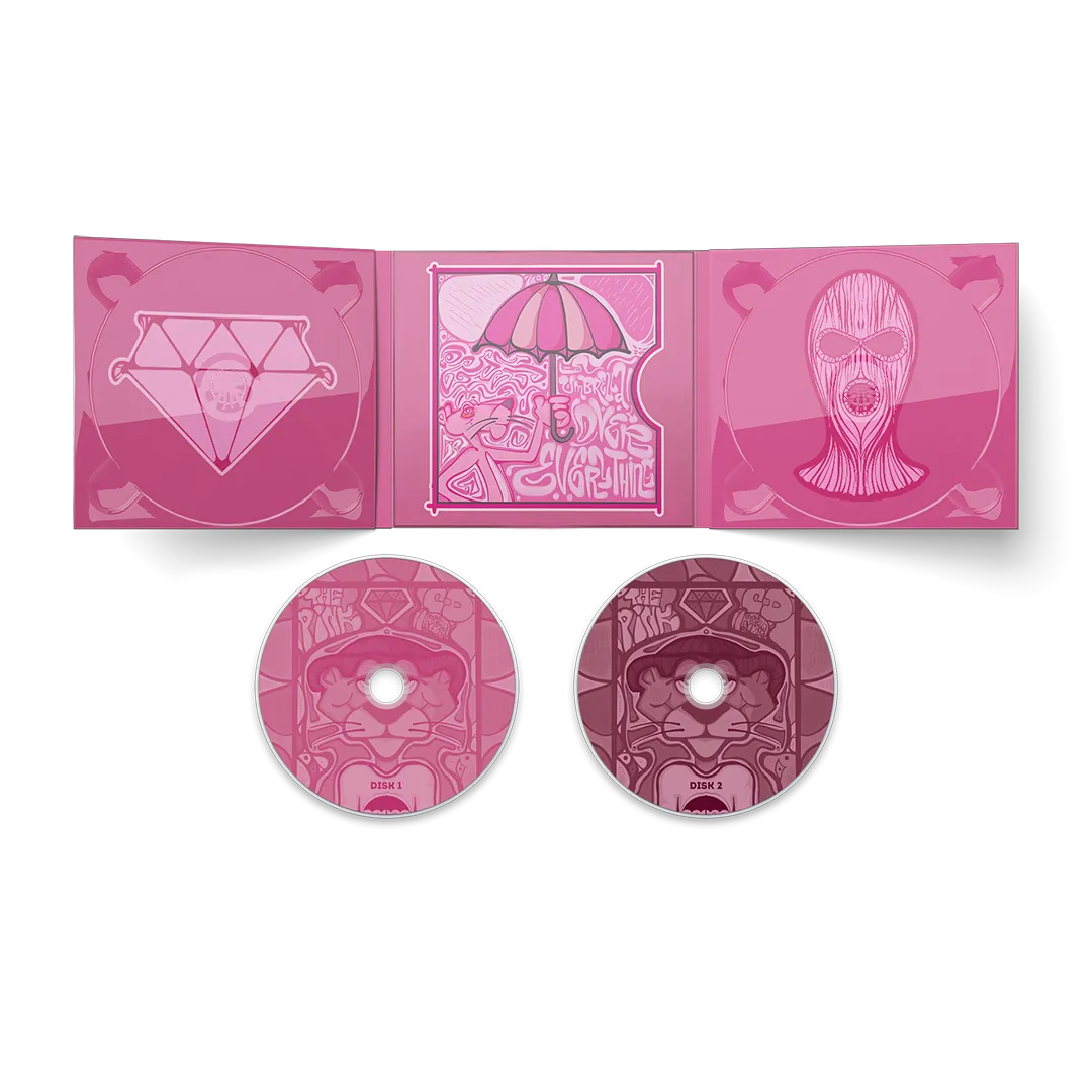 Mickey Diamond x Dj Hunter - The Pink Mixtape CD (Double Disc Digipak Pecue Design)