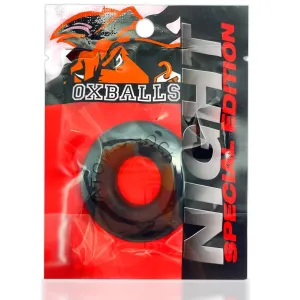 Oxballs Atomic Jock Do-Nut-2 Fatty Silicone Plus  Cock Ring - Night Edition