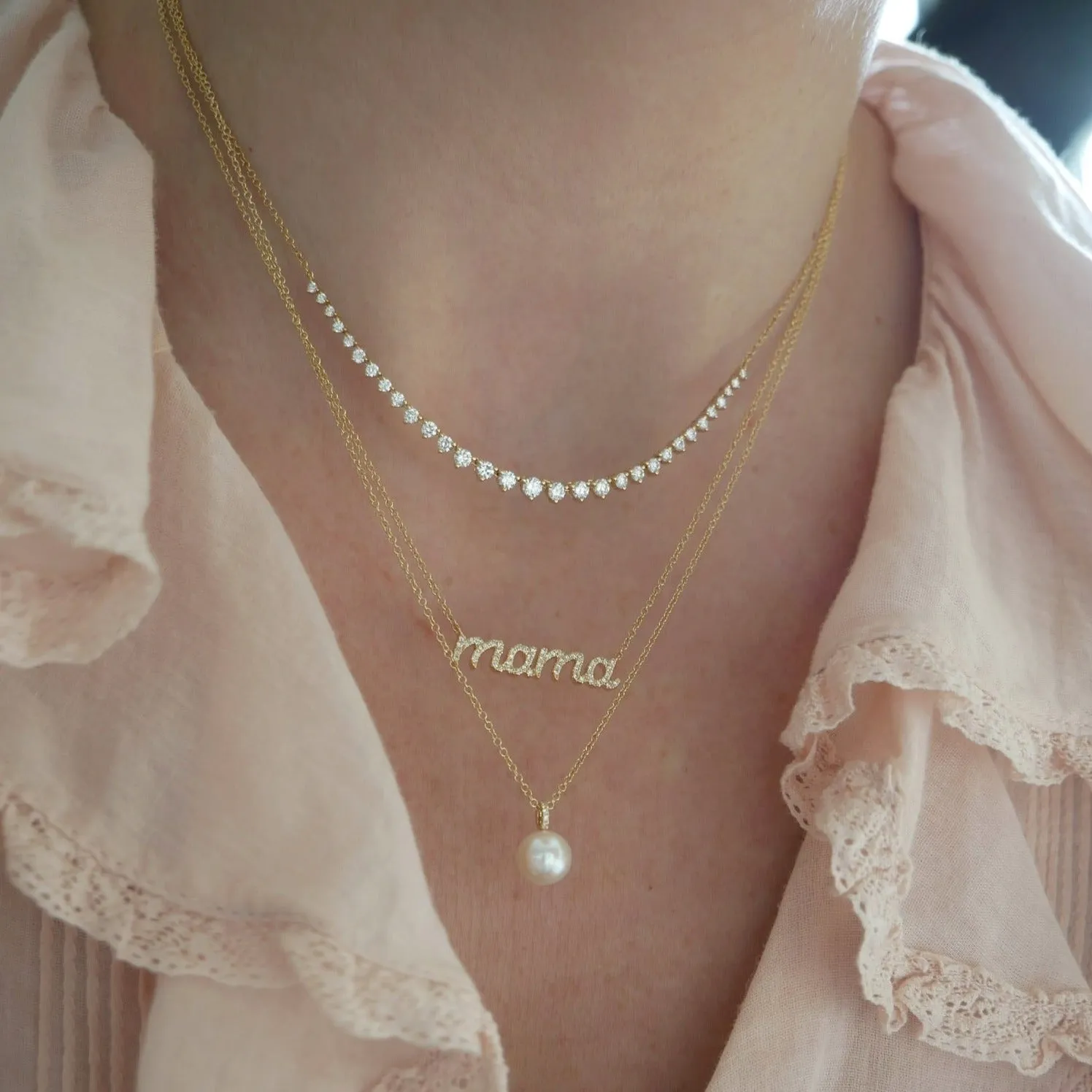 Pearl Ball Drop Necklace