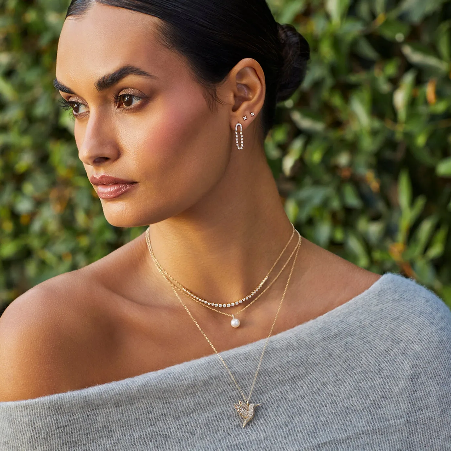 Pearl Ball Drop Necklace