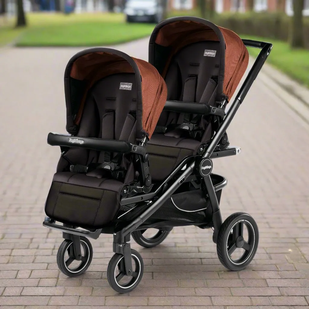 PEG PEREGO TEAM - POP UP SEATS X 2 AND CHASSIS - TERRACOTTA