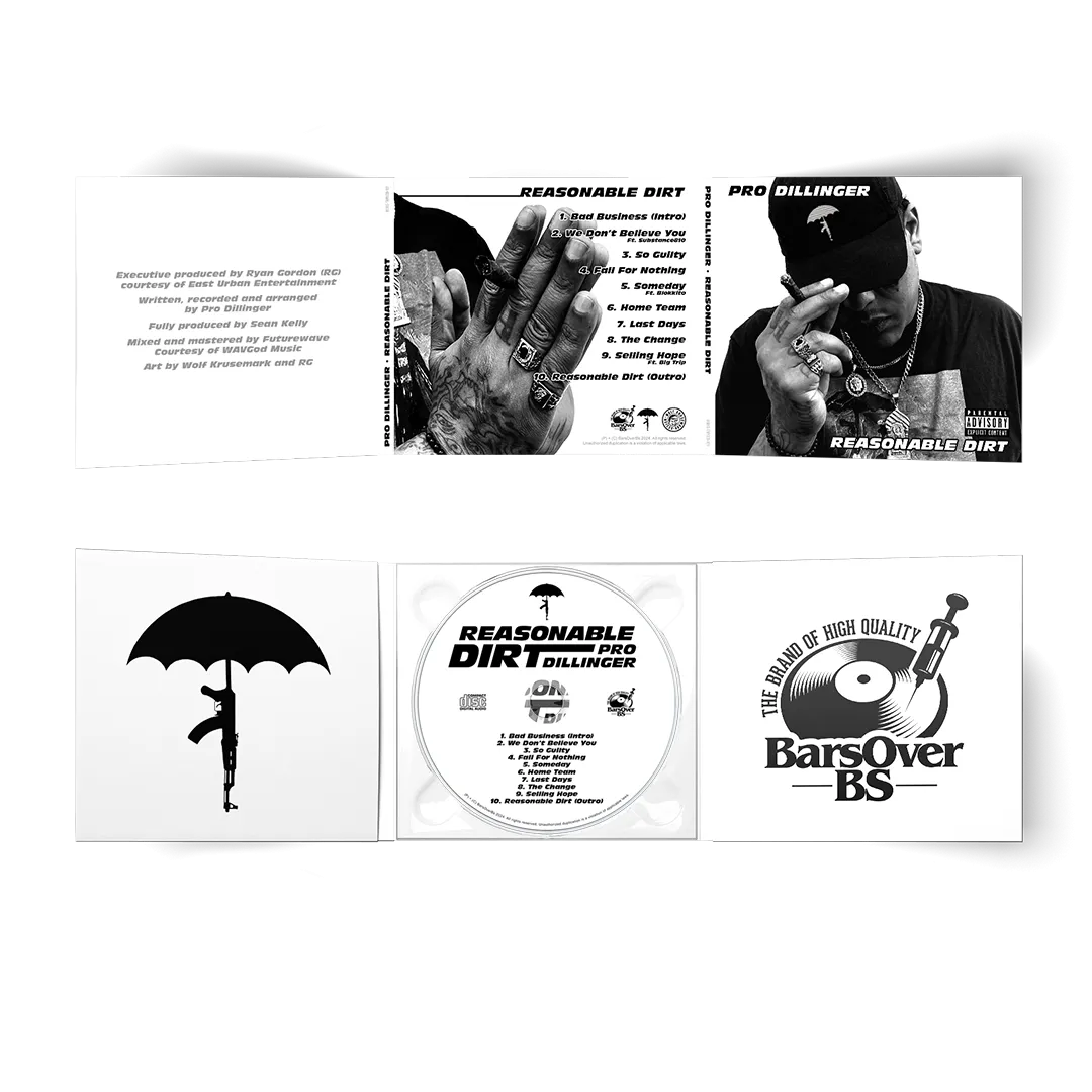 Pro Dillinger - Reasonable Dirt (Digipak CD With Obi Strip)