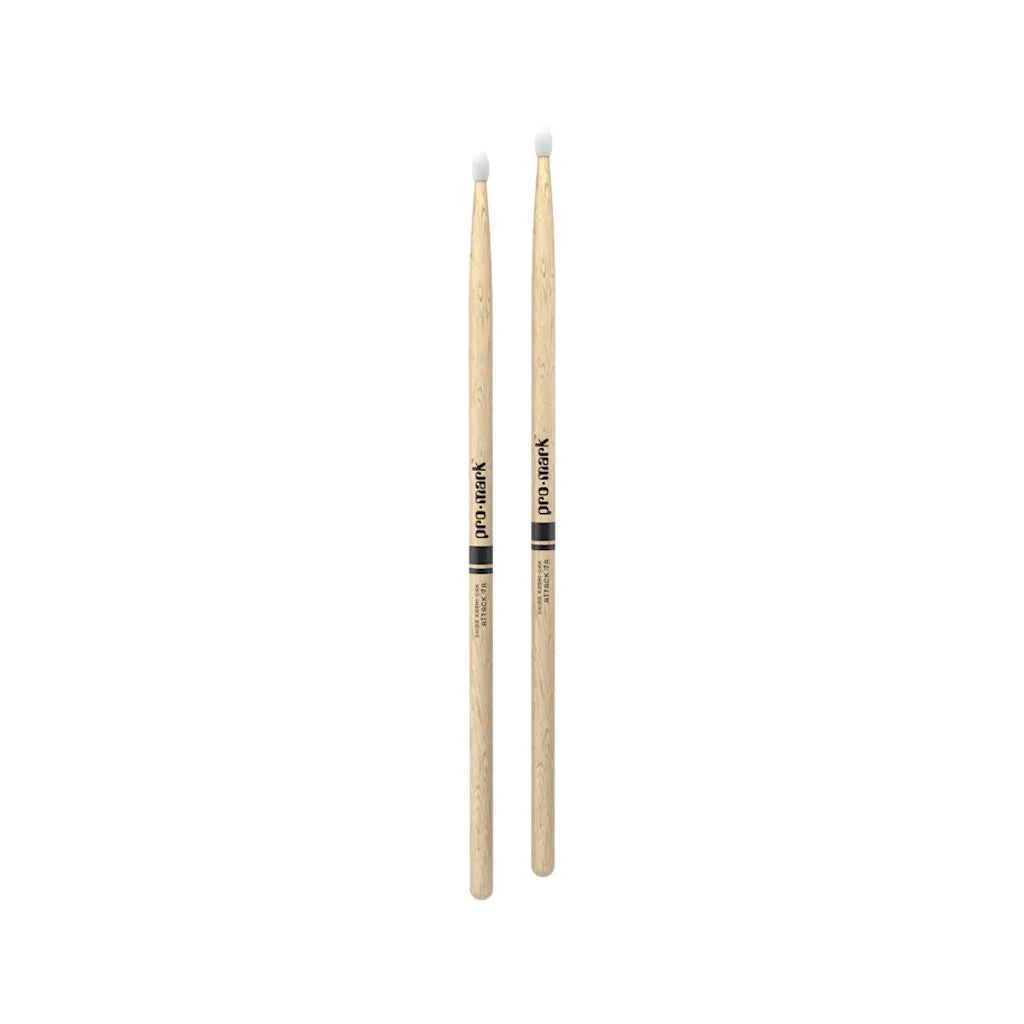 Promark PW7AN Shira Kashi Oak 7A Drumsticks, Nylon Tip