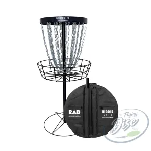 RAD BIRDIE Lite Disc Golf Basket   Travel Bag Combo