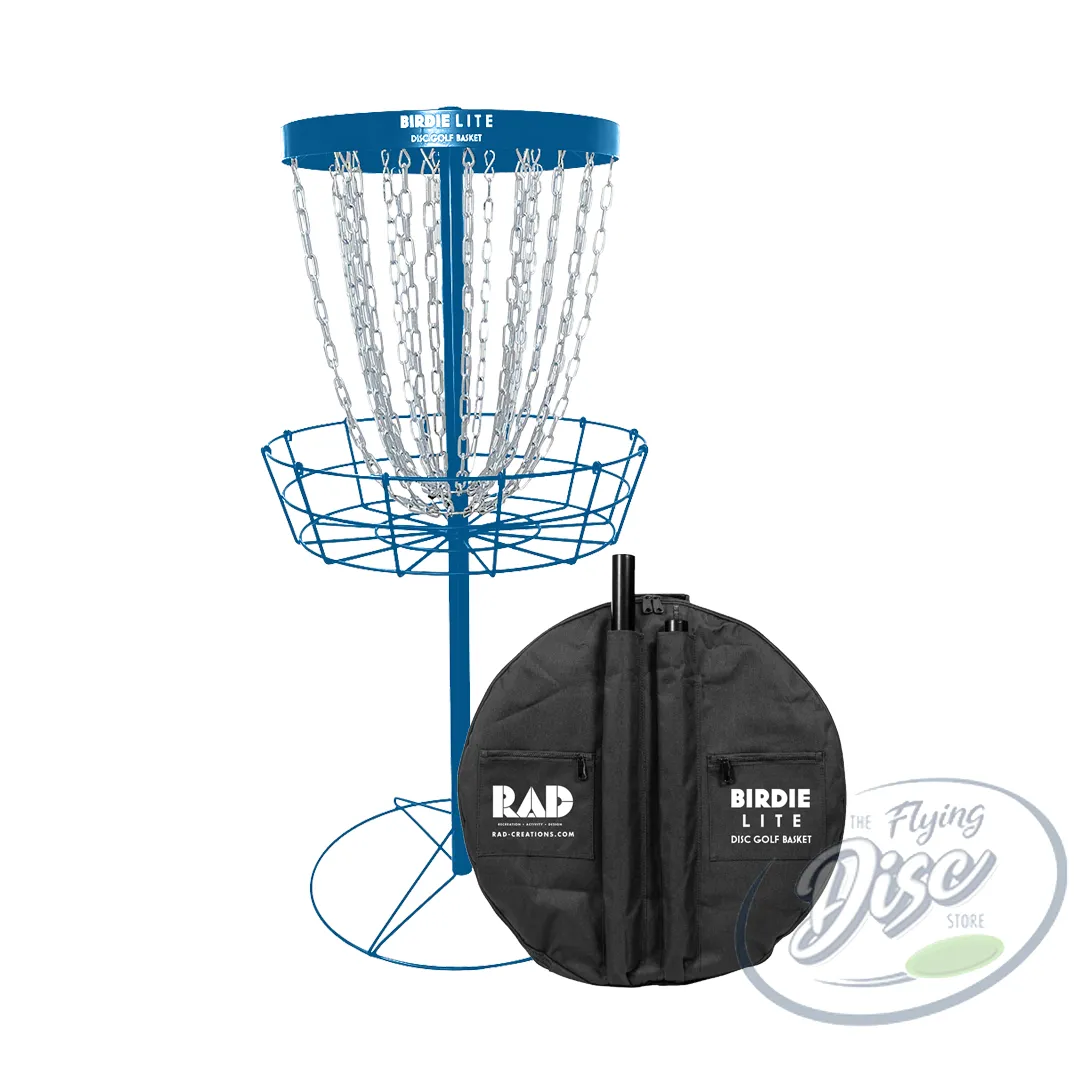 RAD BIRDIE Lite Disc Golf Basket   Travel Bag Combo