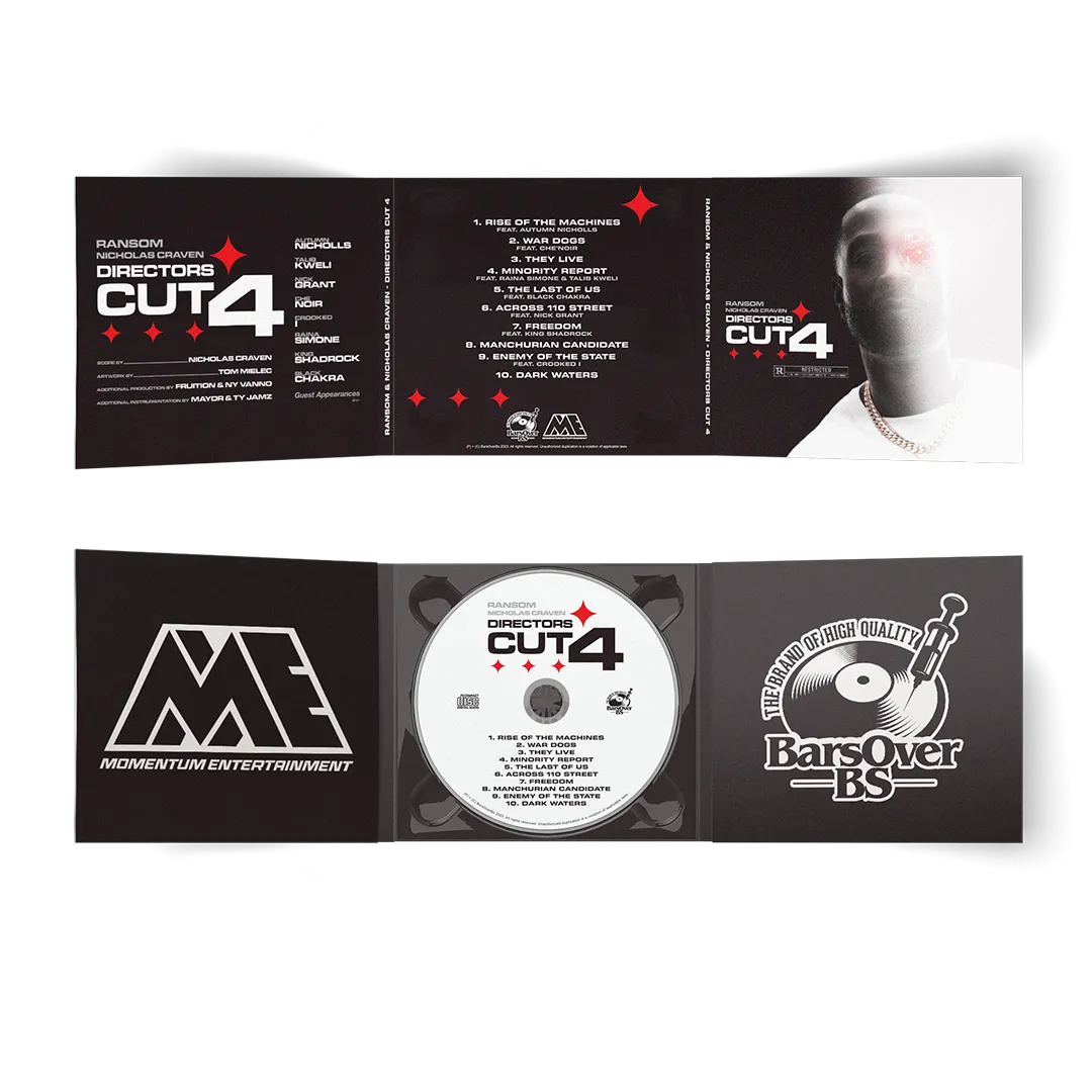 Ransom x Nicholas Craven - Directors Cut 4 (Digipak CD With Obi Strip) (Glass Mastered CD's)
