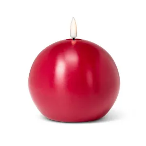 Red LED Ball Candle Set