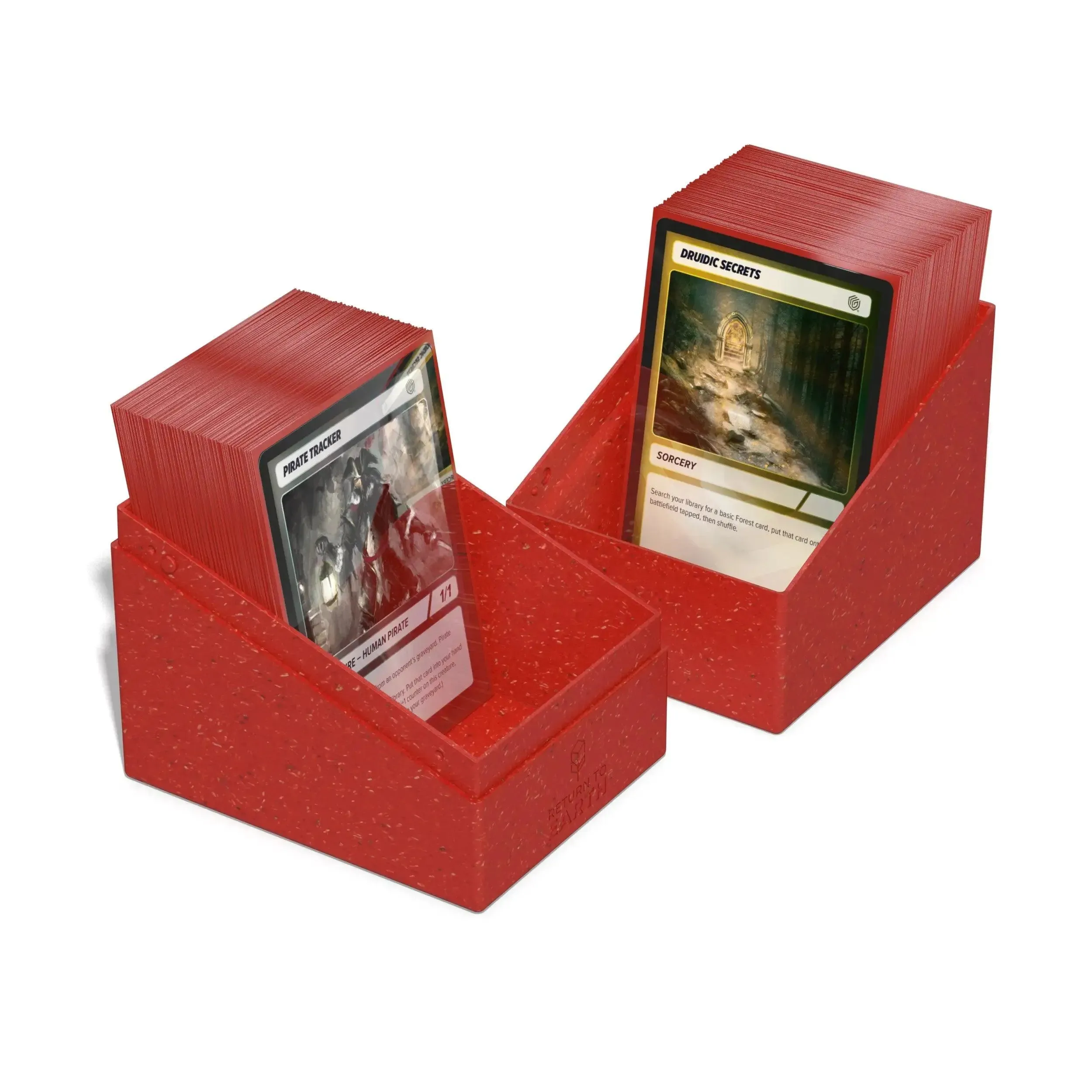 Return To Earth Boulder Deck Case 133  Standard Size - Red