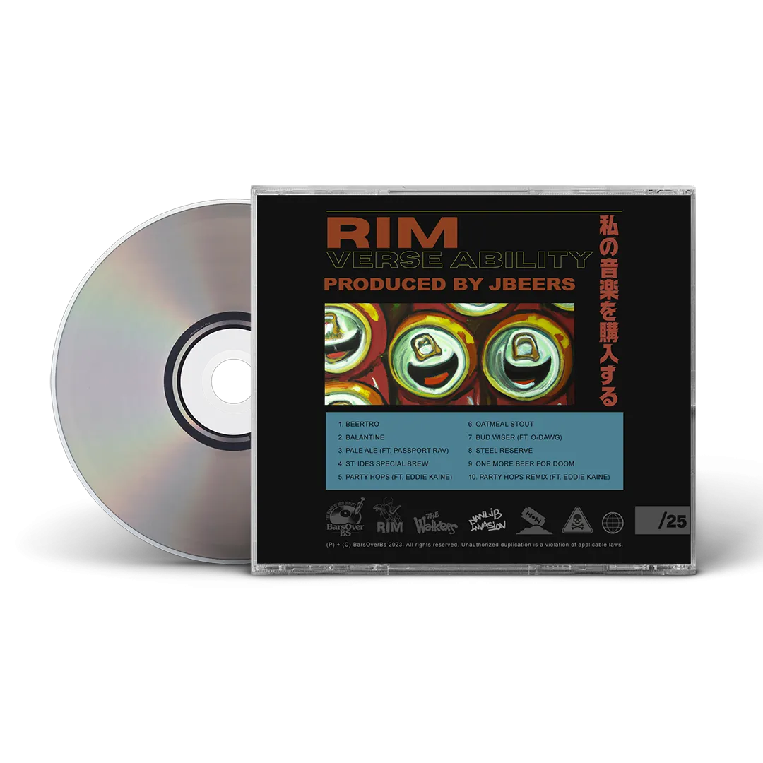 Rim x JBeers - Verse Ability (Jewel Case CD)