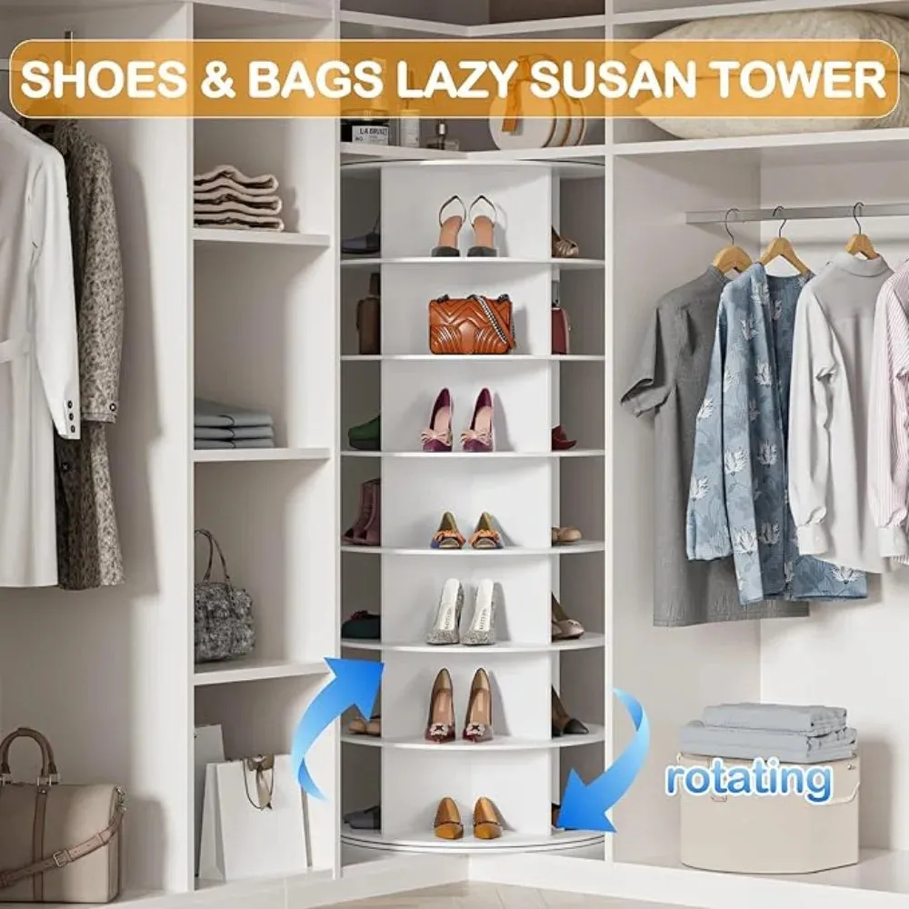 Rotating Shoe Rack 360 Degree 7 Layers