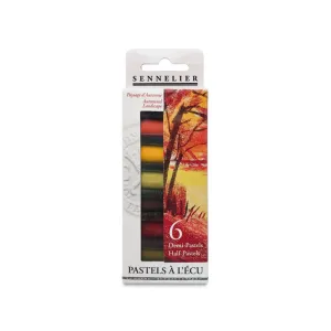 Sennelier Extra Soft Half-Pastels, Set of 6