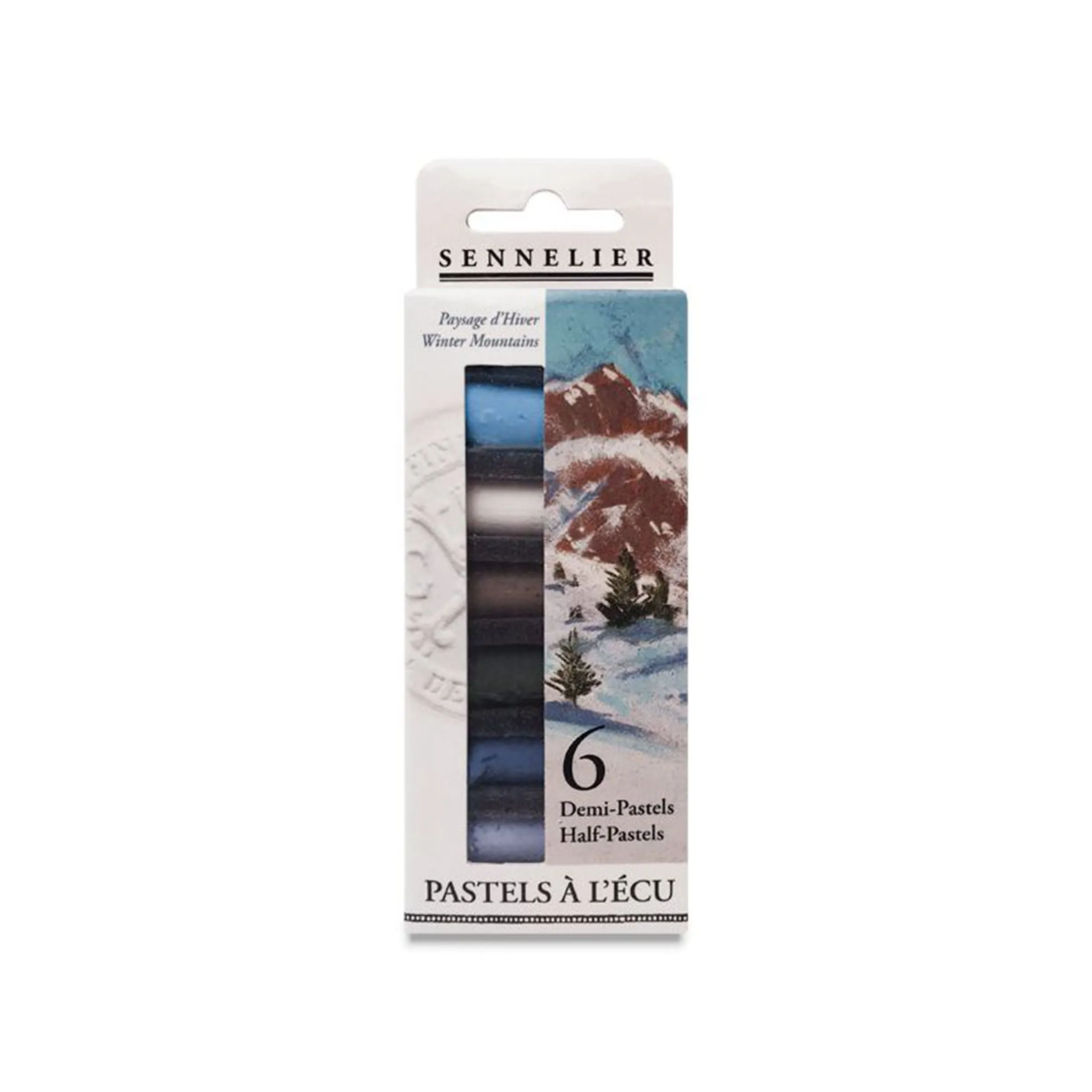 Sennelier Extra Soft Half-Pastels, Set of 6