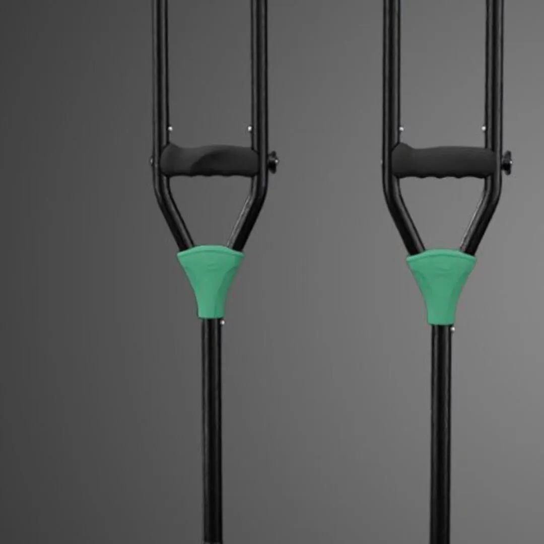 Skipper Axilla Crutch Black - Durable & Adjustable Mobility Aid