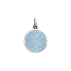 Small Colby Davis Sanddollar Charm in Light Blue