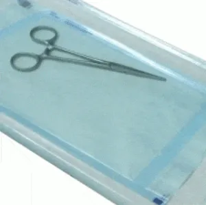 Stericlin Light Blue Tint Pouches - Flat 100 x400mm