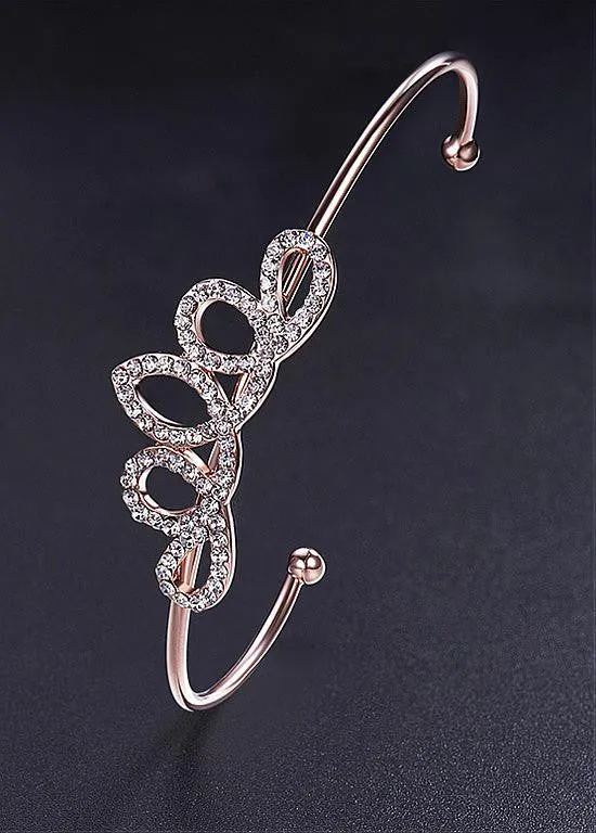Stunning 18K Gold Plated Cuff Bangle