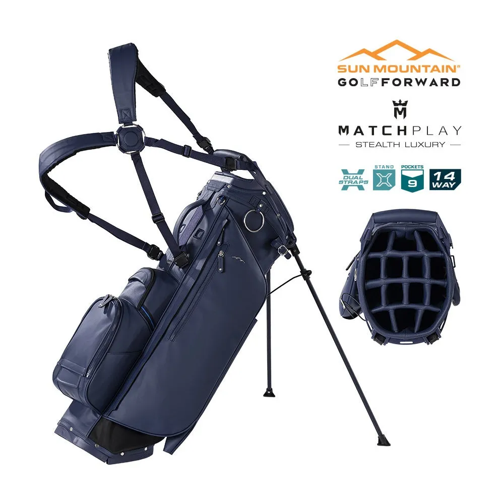 Sun Mountain Matchplay 14-Way Carry Bag - Duravinyl Golf Stand BAG - 2025 Range