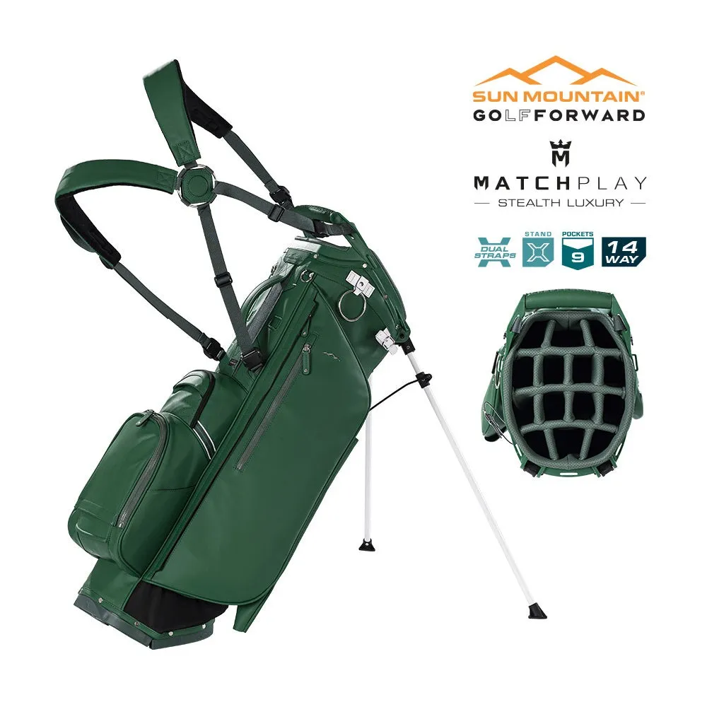 Sun Mountain Matchplay 14-Way Carry Bag - Duravinyl Golf Stand BAG - 2025 Range