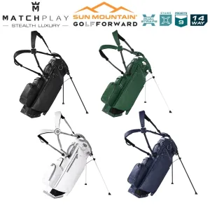 Sun Mountain Matchplay 14-Way Carry Bag - Duravinyl Golf Stand BAG - 2025 Range