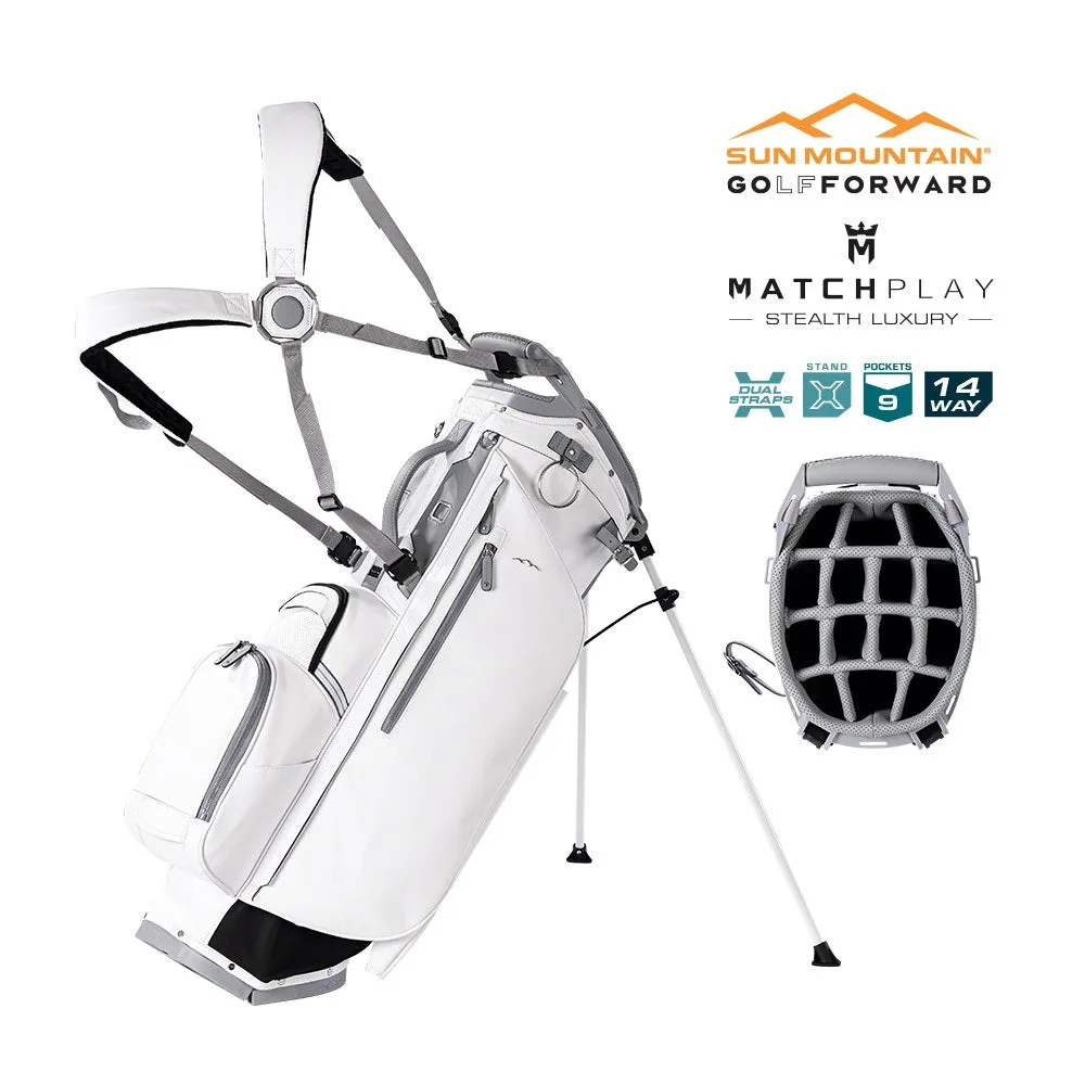 Sun Mountain Matchplay 14-Way Carry Bag - Duravinyl Golf Stand BAG - 2025 Range