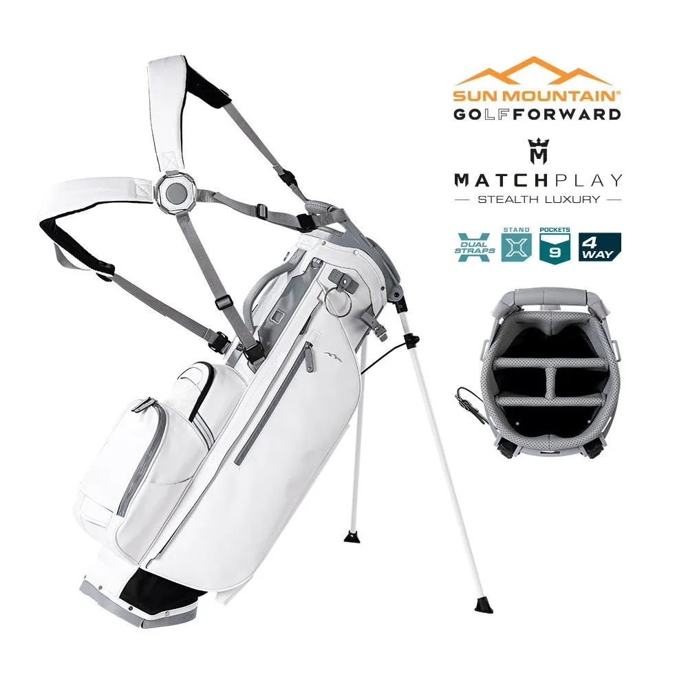 Sun Mountain Matchplay 4-Way Carry Bag - Duravinyl Golf Stand BAG - 2025 Range