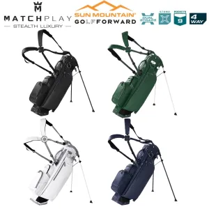 Sun Mountain Matchplay 4-Way Carry Bag - Duravinyl Golf Stand BAG - 2025 Range